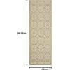 Martha Stewart x SAFAVIEH Outdoor Area Rug Collection – 8′ x 11’2″, Beige & Sweet Pea, Weather Resistant & Washable, Ideal for Patio, Backyard, Mudroom, Deck, Dining Space (MSR4262)(Beige/Sweet Pea)