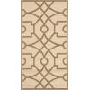 Martha Stewart x SAFAVIEH Outdoor Area Rug Collection – 8′ x 11’2″, Beige & Terracotta, Weather Resistant & Washable, Ideal for Patio, Backyard, Mudroom, Deck, Dining Space (MSR4121J)(Beige/Dark Beige)