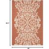 Martha Stewart x SAFAVIEH Outdoor Area Rug Collection – 8′ x 11’2″, Cinnamon Stick, Weather Resistant & Washable, Ideal for Patio, Backyard, Mudroom, Deck, Dining Space (MSR4256-241)(Cinnamon Stick)