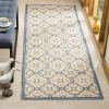 Martha Stewart x SAFAVIEH Outdoor Area Rug Collection – 8′ x 11’2″, Beige & Sweet Pea, Weather Resistant & Washable, Ideal for Patio, Backyard, Mudroom, Deck, Dining Space (MSR4262)(Azurite)