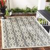 Martha Stewart x SAFAVIEH Outdoor Area Rug Collection – 8′ x 11’2″, Cement, Weather Resistant & Washable, Ideal for Patio, Backyard, Mudroom, Deck, Dining Space (MSR4220-246)