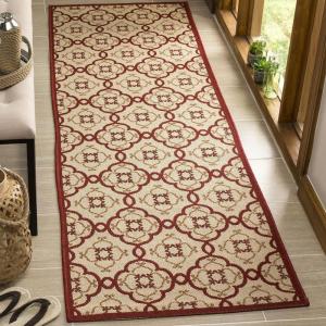 Martha Stewart x SAFAVIEH Outdoor Area Rug Collection – 8′ x 11’2″, Beige & Sweet Pea, Weather Resistant & Washable, Ideal for Patio, Backyard, Mudroom, Deck, Dining Space (MSR4262)(Bougainvillea)