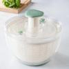 Martha Stewart Gulfwind 6.3 Qt Salad Spinner, Fruit Wahser, Fruit Washing Bowl with Strainer, Vegertable Cleaner, Salad Cleaner, Lettuce Washer