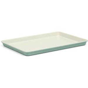 Martha Stewart Gallen 15 x 10 Inch Nonstick Carbon Steel Cookie Sheet – Cool Grey, Durable Bakeware for Even Baking and Easy Cleanup(Teal)